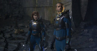 Prometheus : photo, Noomi Rapace, Logan Marshall-Green