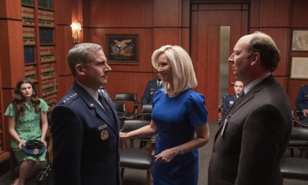 Space force : photo, Lisa Kudrow, Steve Carell