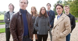 X-Men : Le Commencement : photo, Michael Fassbender, James McAvoy, Rose Byrne