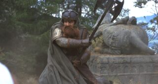 Le Seigneur des Anneaux : La Communauté de l'Anneau : photo, John Rhys-Davies