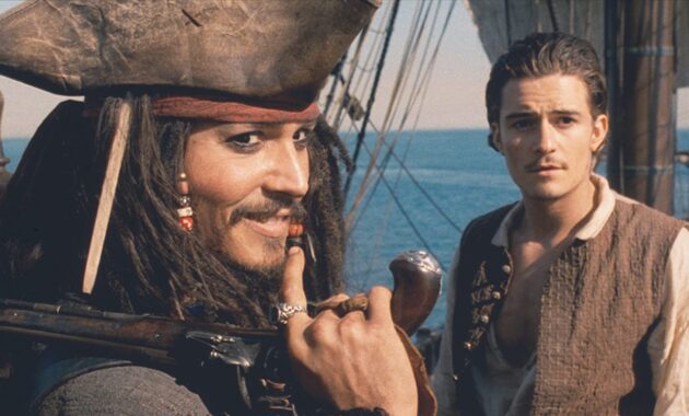 Pirates des Caraïbes : La malédiction du Black Pearl : photo, Johnny Depp, Orlando Bloom