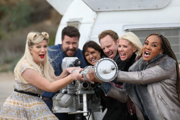 photo, Tori Spelling, Vivica A. Fox, Tara Reid, Ian Ziering