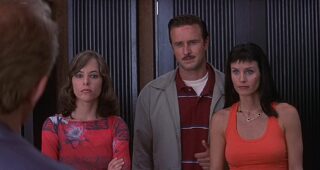 Scream 3 : photo, Courteney Cox, David Arquette, Parker Posey