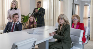 The Politician : Photo Ben Platt, Julia Schlaepfer, Laura Dreyfuss, Rahne Jones, Judith Light, Bette Midler