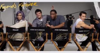 Future Man : Photo Eliza Coupe, Josh Hutcherson, Derek Wilson