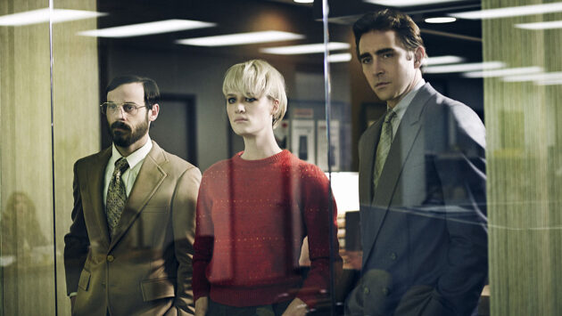 photo, Lee Pace, Scoot McNairy, Mackenzie Davis