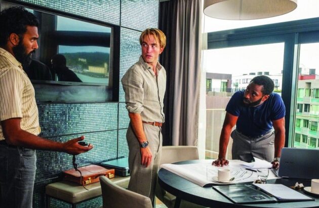 photo, Robert Pattinson, John David Washington, Himesh Patel