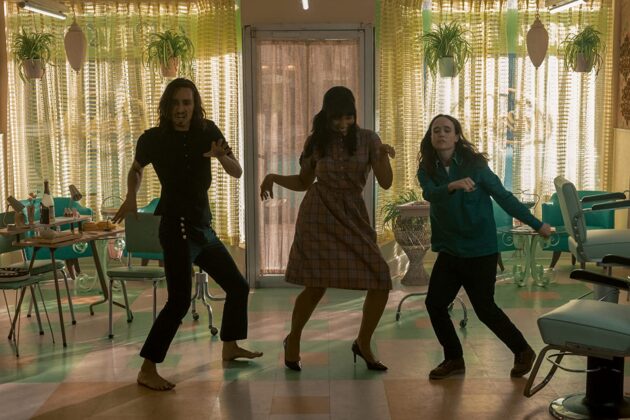 Photo Robert Sheehan, Emmy Raver-Lampman, Ellen Page