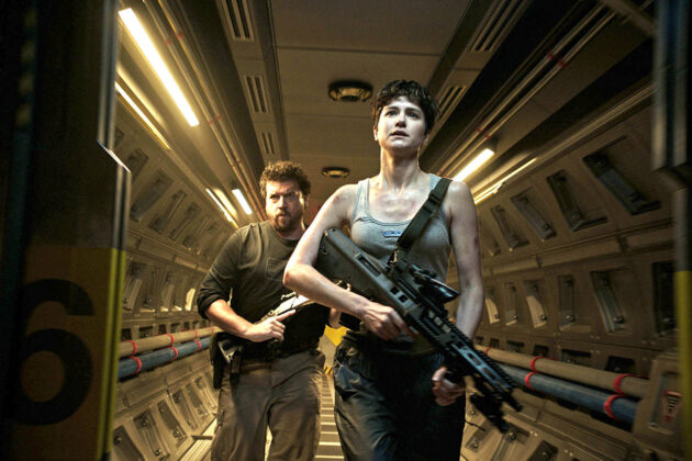 photo, Danny McBride, Katherine Waterston