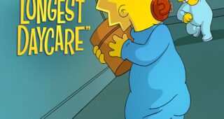 Les Simpson - Dure journée pour Maggie : Affiche officielle