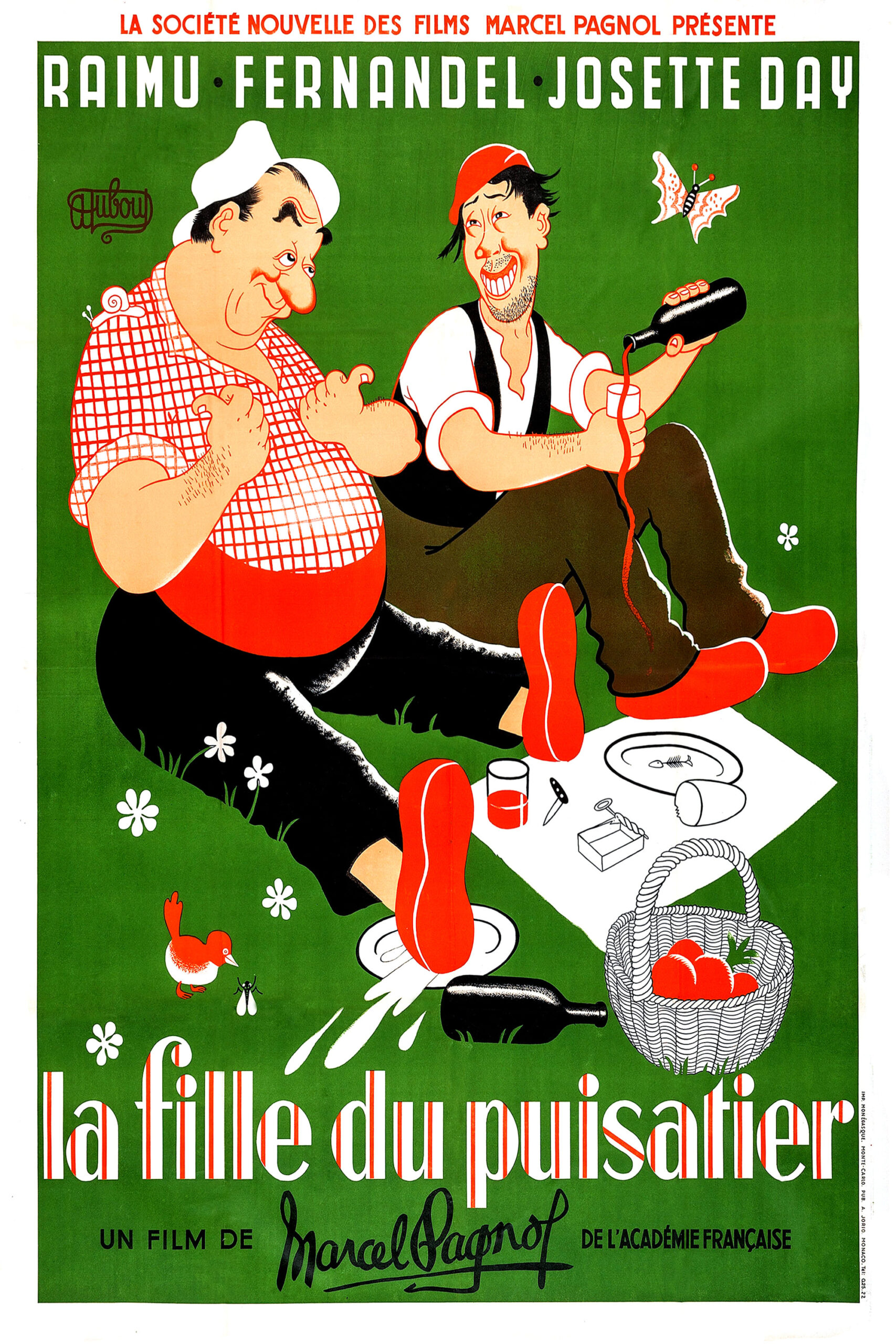 La fille du puisatier : Affiche officielle