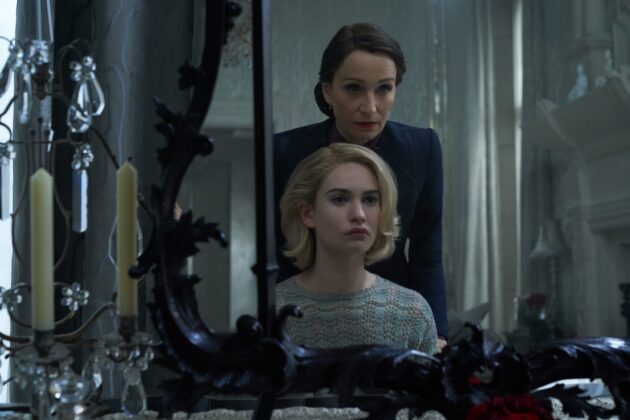 Photo Lily James, Kristin Scott Thomas