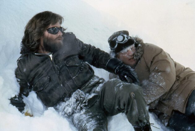 photo, Charles Hallahan, Kurt Russell