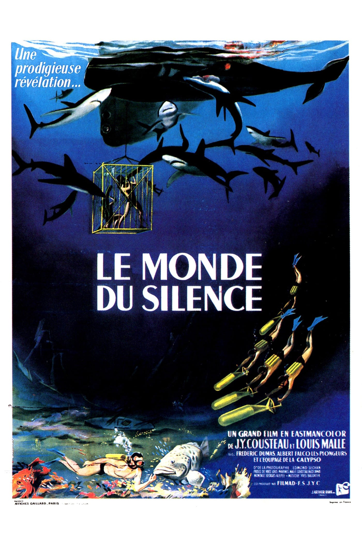 Le Monde du silence : Affiche officielle