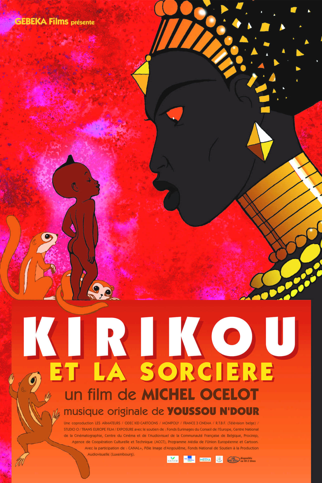 Kirikou et la sorcière : Affiche officielle