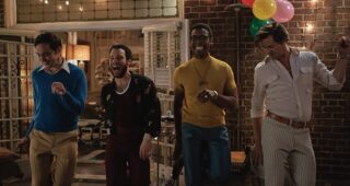 The Boys in the Band : photo, Jim Parsons, Robin de Jesus, Andrew Rannells, Michael Benjamin Washington