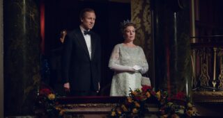 The Crown : Photo Tobias Menzies, Olivia Colman