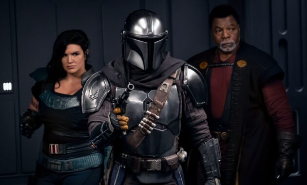 The Mandalorian : photo, Pedro Pascal, Carl Weathers, Gina Carano