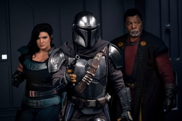 The Mandalorian : photo, Pedro Pascal, Carl Weathers, Gina Carano