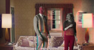 WandaVision : photo, Paul Bettany, Elizabeth Olsen