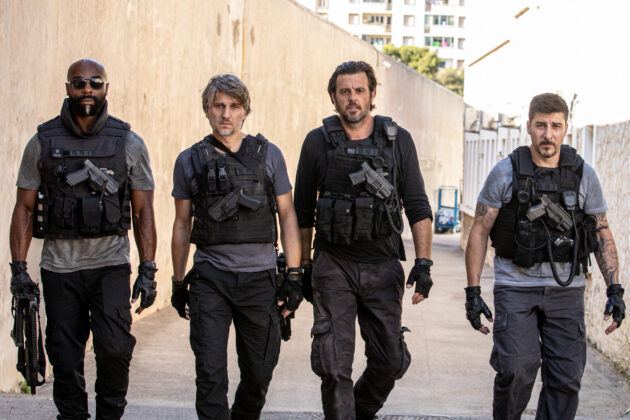 Photo Kaaris, Stanislas Merhar, Lannick Gautry, David Belle