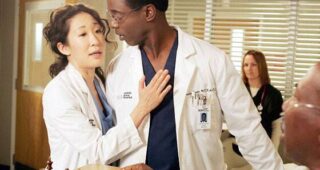 Isaiah Washington : photo, Sandra Oh, Grey's Anatomy