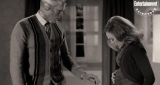 WandaVision : photo, Paul Bettany, Elizabeth Olsen