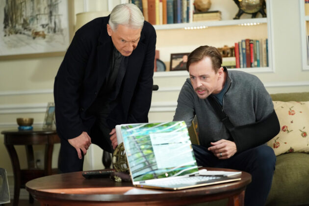 photo, Mark Harmon, Sean Murray