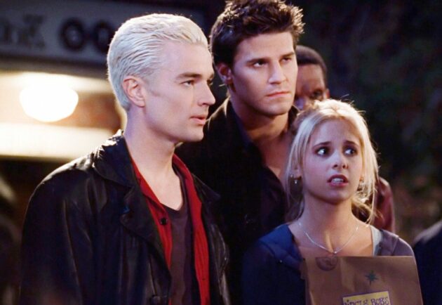 photo, James Marsters, David Boreanaz, Sarah Michelle Gellar