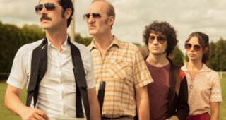 OVNI(s) : Photo Melvil Poupaud, Michel Vuillermoz, Quentin Dolmaire, Daphne Patakia