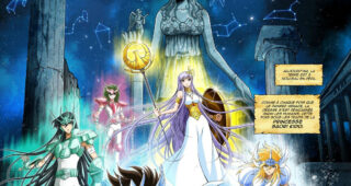 Saint Seiya : Les Chevaliers du Zodiaque : Planche BD , Jérôme Alquié