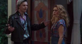 WandaVision : photo, Peter Evans, Elizabeth Olsen