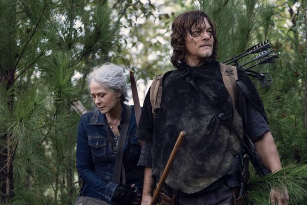photo, Melissa McBride, Norman Reedus