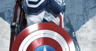 Falcon et le Soldat de l'Hiver : Affiche Captain America