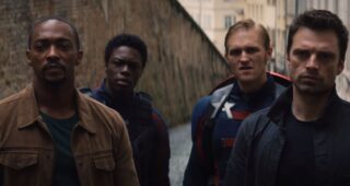 Falcon et le Soldat de l'Hiver : photo, Wyatt Russell, Anthony Mackie, Sebastian Stan, Clé Bennett