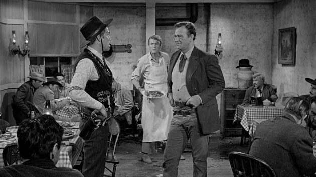 photo, Lee Marvin, James Stewart, John Wayne