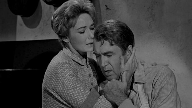 photo, Vera Miles, James Stewart