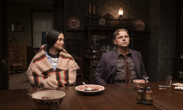 Killers of the Flower Moon : Photo Lily Gladstone, Leonardo DiCaprio