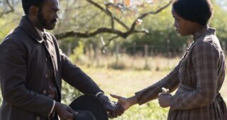 The Underground Railroad : photo, William Jackson Harper, Thuso Mbedu