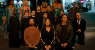Annette : Photo Simon Helberg, Marion Cotillard, Adam Driver