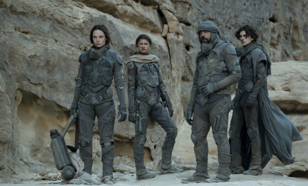 Dune : Photo Rebecca Ferguson, Zendaya, Javier Bardem, Timothée Chalamet