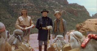 La Flèche Brisée : photo, James Stewart, Jeff Chandler