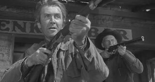 Winchester 73 : photo, Millard Mitchell, James Stewart