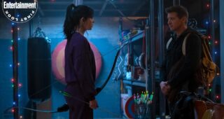 Hawkeye : photo, Jeremy Renner, Hailee Steinfeld
