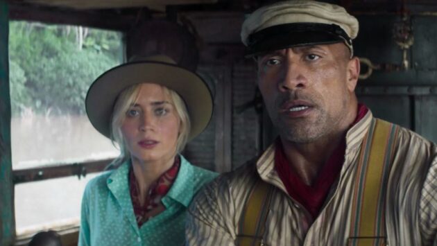photo, Emily Blunt, Dwayne Johnson