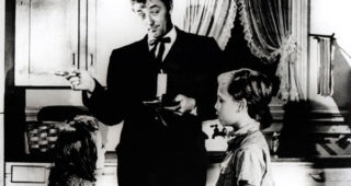 La nuit du chasseur : photo, Robert Mitchum