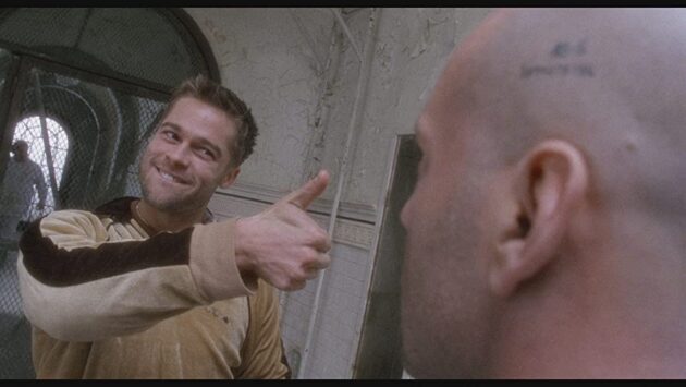 photo, Bruce Willis, Brad Pitt