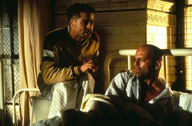photo, Bruce Willis, Brad Pitt