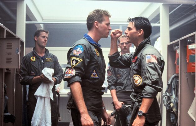 Photo, Rick Rossovich, Val Kilmer, Tom Cruise, Anthony Edwards