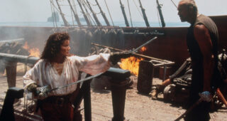 L'île aux pirates : photo, Geena Davis, Frank Langella
